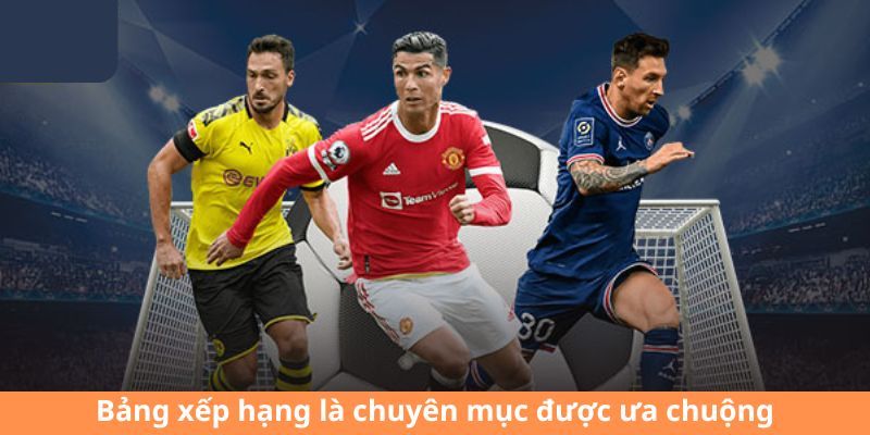 Tổng thể về bảng xếp hạng Bsport